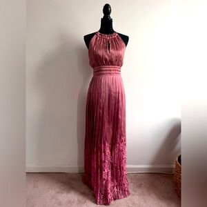 ASOS Little Mistress pink gown